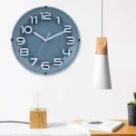 12 Inch Living Room Silent Wall Clock Round Stereo 3D Digital Wall Clock - Image 7
