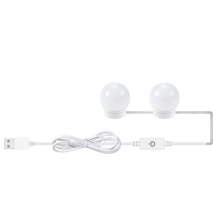 TBD0572619601_1.webp 3 Color Temperature Mirror Front Lamp USB Simple Bathroom Makeup Light Bulbs - Image 7