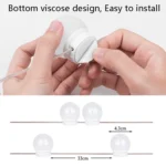 LED Mirror Front Lamp USB Adjustable Brightness Makeup Fill Light Bulbs - Image 3