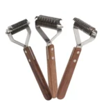 Walnut Pet Stainless Steel Cleaning And Grooming Comb - Image 2