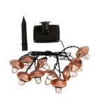 Solar Outdoor Corridor Light String IP65 Iron Festival Decoration String Lights - Image 2