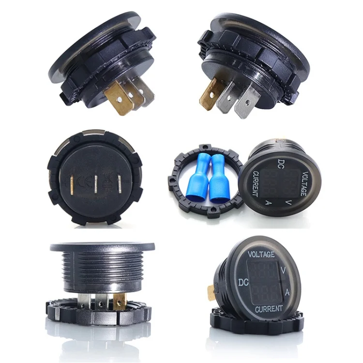 TBD0573269501_B3.webp 2 In 1 Modified Car Double Digital Voltage Current Table Measuring Instrument - Image 4