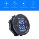 2 In 1 Modified Car Double Digital Voltage Current Table Measuring Instrument - Image 7