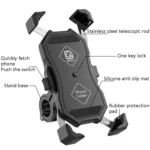 Motorcycle Bicycle Fixed Navigation Bracket Electric Car Takeaway Mobile Phone Holder - Image 3