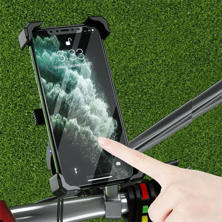 TBD0573270001_B4.webp Kewig Motorcycle Outdoor Riding Four-Claw Fixed Mobile Phone Bracket QC3.0 Fast Charging Waterproof Holder - Image 5