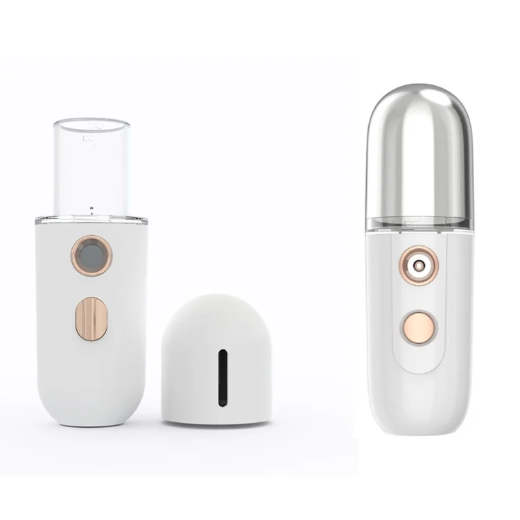 TBD0573272002_B1.webp Portable Rechargeable Water Replenishing Device Beauty Humidifying Sprayer, Colour: No. 4 White - Image 2