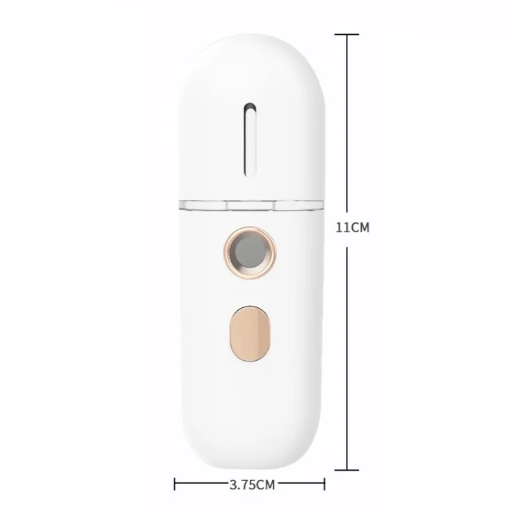 TBD0573272002_B2.webp Portable Rechargeable Water Replenishing Device Beauty Humidifying Sprayer, Colour: No. 4 White - Image 3