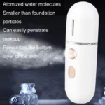 Portable Rechargeable Water Replenishing Device Beauty Humidifying Sprayer, Colour: No. 4 White - Image 6