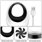 168 LED Photocatalyst Mosquito Killer Lamp Household Mosquito Catching Lamp - Image 7