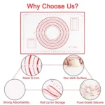 60 x 80cm Thickened Teflon Non-Stick Mat Silicone Kneading Baking Non-Slip Mat - Image 5