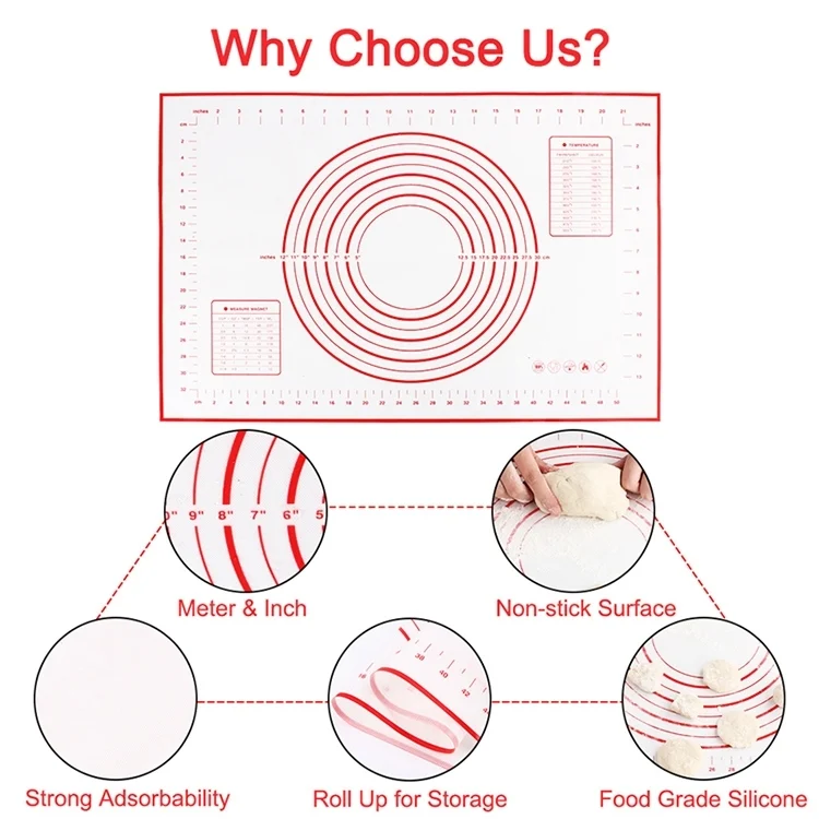 TBD0573852401_B4.webp 60 x 80cm Thickened Teflon Non-Stick Mat Silicone Kneading Baking Non-Slip Mat - Image 5