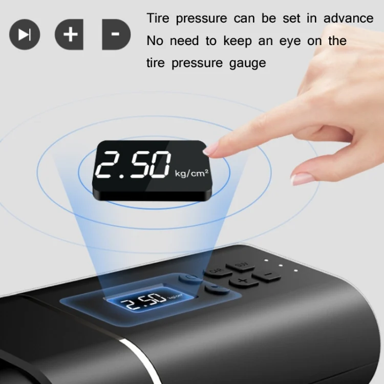 TBD0573854802_B3.webp YANTU A31 Car Smart Digital Display Air Pump Electric Portable Tire Pump, Specification: - Image 4