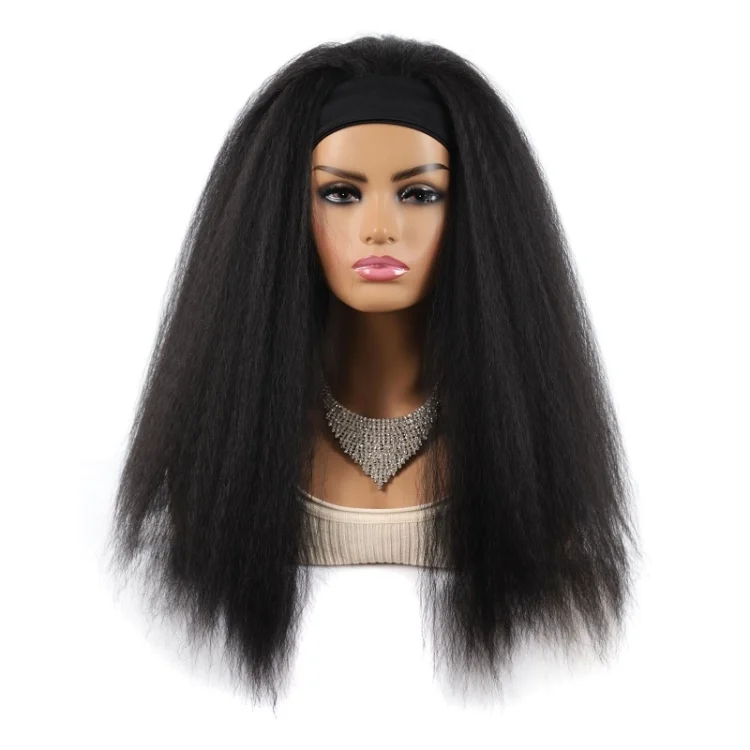 Turban Headband Corn Beard Long Hair Wig Headgear