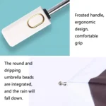 Small Fresh Three-Fold Automatic Black Rubber Sunscreen Umbrella Cartoon Cat Sunny Rain Umbrella - Image 5