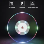 LED Flashing Coaster Bar KTV Cocktail Base Light Luminous Coaster - Image 3