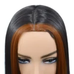 Women Medium Haircut Bleaching And Dyeing Long Straight Wigs - Image 6
