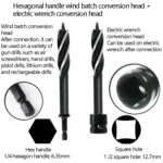 Electric Wrench Hole Opener Woodman Door Lock Rhinestone Drill Template Rejection Drill Bit, Model: 16mm - Image 5