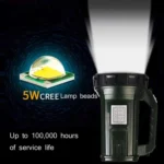 YAGE 5701 10W LED Strong Light Long-Range Searchlight Outdoor Lighting Rechargeable Flashlight, CN Plug - Image 5