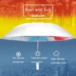 3021 Automatic Rain And Sun Dual-Purpose Umbrella Sun-Proof And Anti-Rebound Folding Umbrella - Image 5