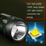 YAGE YG-5710 5W LED Waterproof Glare Flashlight Outdoor Rechargeable Lighting Portable Lamp, CN Plug - Image 5