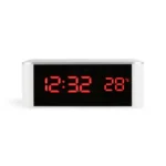 Home LED Mirror Multifunction Electronic Clock Mirror Clock Household Thermometer