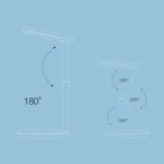 YAGE T125 LED Desk Lamp USB Foldable Reading Eye Light - Image 3