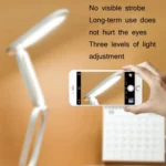 YAGE T125 LED Desk Lamp USB Foldable Reading Eye Light - Image 5