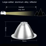 YAGE H103 Strong Light Long Shot LED Searchlight Outdoor Rechargeable High Power Emergency Flashlight - Image 6