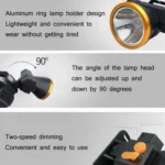 Yage LED Strong Light Rechargeable Headlight Outdoor Night Fishing Head-Mounted Miner Lamp, CN Plug - Image 3