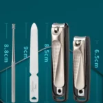 5pcs /Set Nail Scissors Portable Manicure Tool, Style: - Image 2