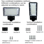 LED Waterproof Road Lighting Courtyard Floodlight - Image 3