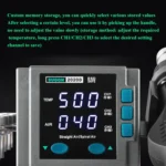 SUGON Hot Air Rework Station LED Display Temperature Adjustable Soldering Station With 5 Nozzles, EU Plug - Image 5