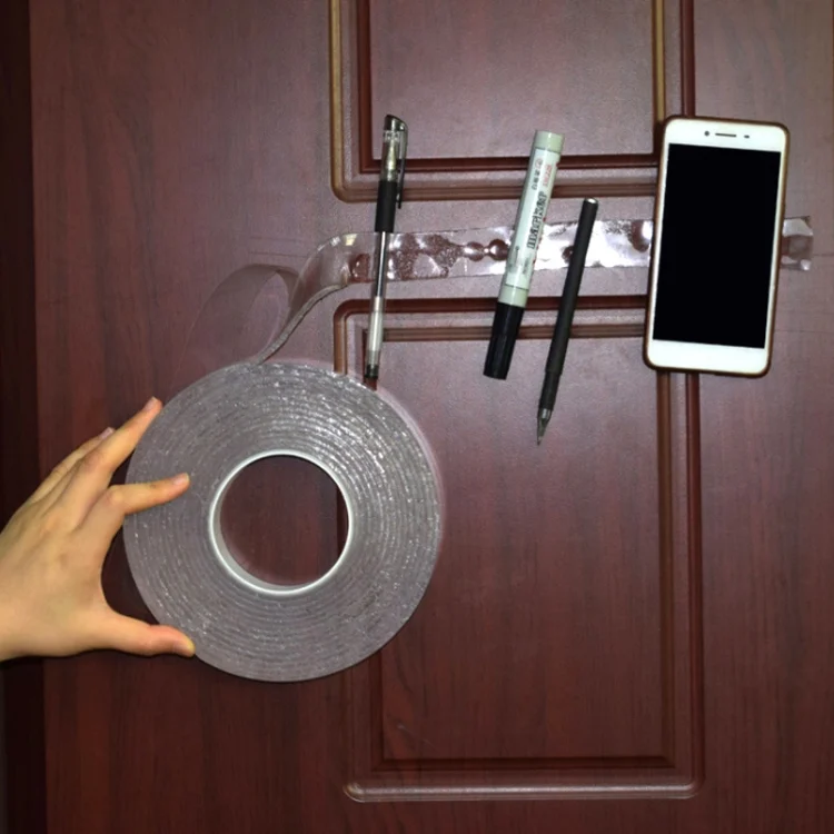 TBD0575547301_B6.webp Transparent Double-Sided Adhesive Nanotic Tape Water Washing Non-Trace Tape - Image 7
