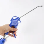 Large Air Volume Metal Pneumatic High-Pressure Dust Collector Dust Blowing Pneumatic Tool, Specification: Short, Random Color Delivery - Image 6