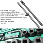 26 PCS / Set Hexagonal Heavy-Duty Socket Auto Repair Socket Wrench - Image 6