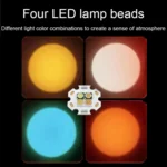 X3 RGB Atmosphere Zoom 4-Color Photography Fill-In Flashlight - Image 4