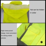 Winter Warm Waterproof Short Multi-pocket Reflective Cotton Jacket - Image 6