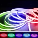 1m 24V 320 Beads 12W 8mm Wide COB Adhesive Decorative LED Light Strip - Image 2