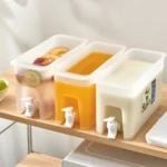 Household Cold Water Bottle With Faucet Refrigerator Fruit Teapot Summer Water Bucket - Image 5