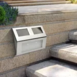 2 LEDs Solar Powered Light Sensor Control IP44 Waterproof LED Wall Lamp Outdoor Patio Yard Pathway Garden Stairs Step Night Security Lighting - Image 5