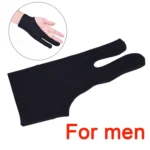 2 Finger Anti-fouling Drawing Glove for Graphics Drawing Tablet, Both for Right and Left Hand - Image 2