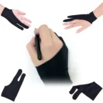 2 Finger Anti-fouling Drawing Glove for Graphics Drawing Tablet, Both for Right and Left Hand - Image 3