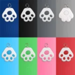 2 PCS HYC-09 Dog Paw Bluetooth Anti-Lost Device Pet Tracking Locator Keychain Smart Search Two-Way Alarm - Image 2
