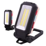 Glare Car Inspection Working Light USB Charging LED Folding Camping Lamp with Hook + Magnet - Image 2