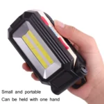 Glare Car Inspection Working Light USB Charging LED Folding Camping Lamp with Hook + Magnet - Image 5