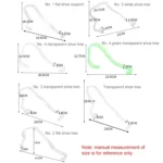 10 PCS Plastic Thickened Transparent Elastic Anti-Wrinkle Anti-Flat Shoe Rack Shoe Store Display Shoe Rack - Image 2