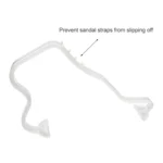 10 PCS Plastic Thickened Transparent Elastic Anti-Wrinkle Anti-Flat Shoe Rack Shoe Store Display Shoe Rack - Image 4