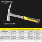 Geological Exploration Tool Multi-Function Hardware Hammer, Style: - Image 6
