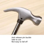 MYTEC Mini Multi-Functional Hammer Hardware Tools Home Escape Claw Hammer, Style: Electroplated Version - Image 5