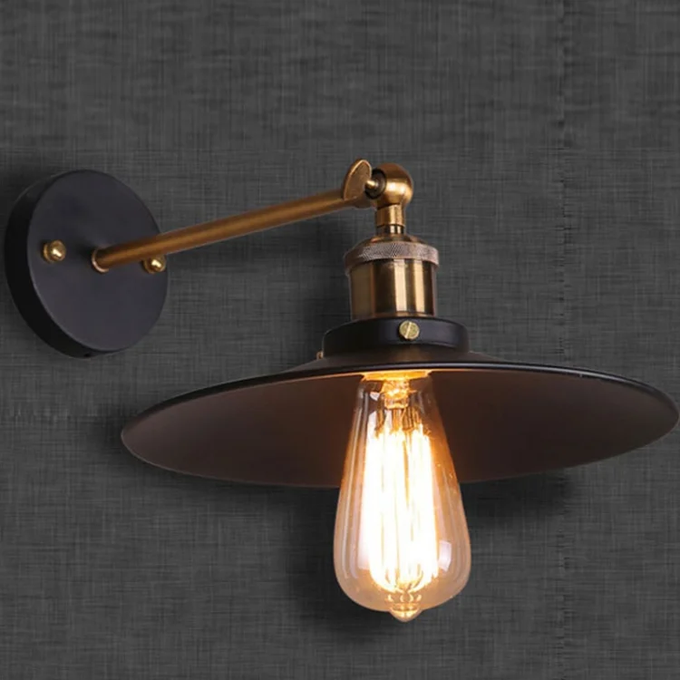 TBD058020801_2.webp Antique Pure Copper Single-head Wall lamp Living Room Vintage Fashion Bar Lamp without Bulbs - Image 3